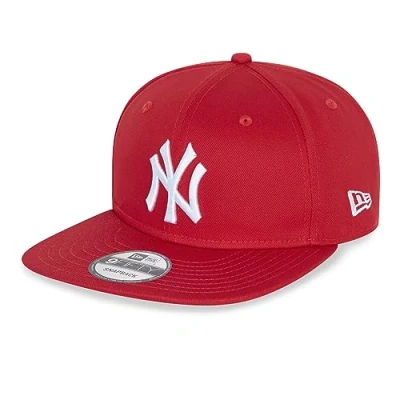Afbeelding van New Era York Yankees MLB Essentials Scarlet 9Fifty Snapback Cap M L