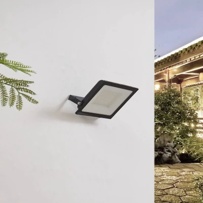 Afbeelding van Prios LED buitenspot Maikel, 100W, 8000lm, aluminium