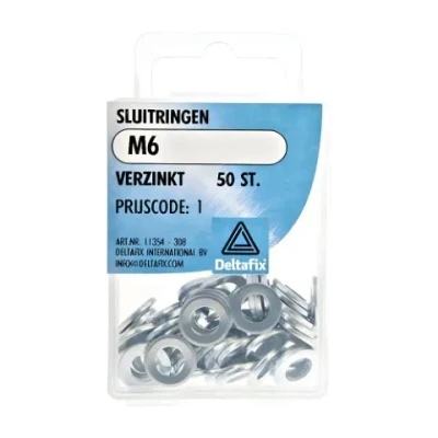 Afbeelding van Deltafix Sluitringen M6 x 12mm 50 stuks