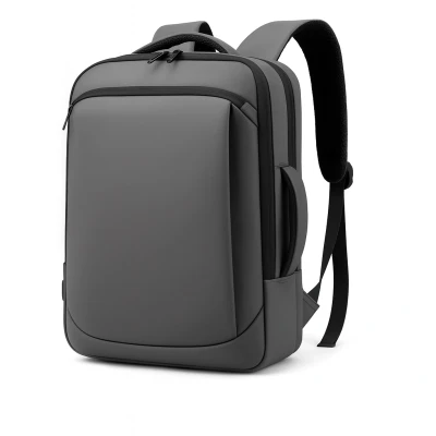 Afbeelding van Rugzak Rugtas Laptoptas Schooltas Reistas Gymtas Grijs