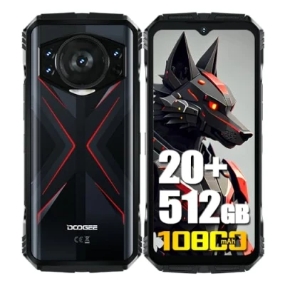 Afbeelding van Doogee S118 NL 6.58inch Robuuste Smartphone 12GB+8GB RAM 512GB ROM 10800mAh Android 14.0 Zwart