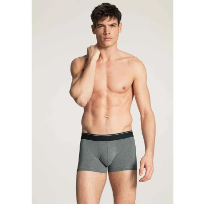 Afbeelding van Calida Herenslips Cotton Stretch Boxer Brief Grijs katoen Small Heren