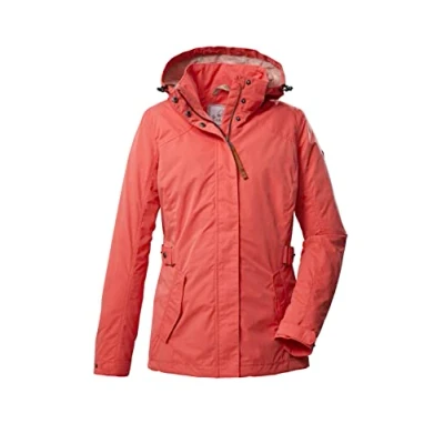 Afbeelding van G.I.G.A. DX Women&#039;s Functioneel jack/outdoorjack met afritsbare capuchon GS 104 WMN JCKT, dark coral, 34, 39417 000