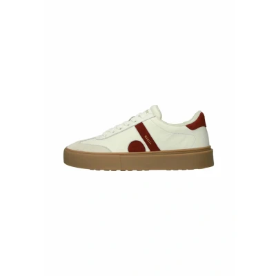 Afbeelding van Blackstone QUARTZ AUDEN EL280 White Roasted Russet Sneaker (low) Dames Maat: 36