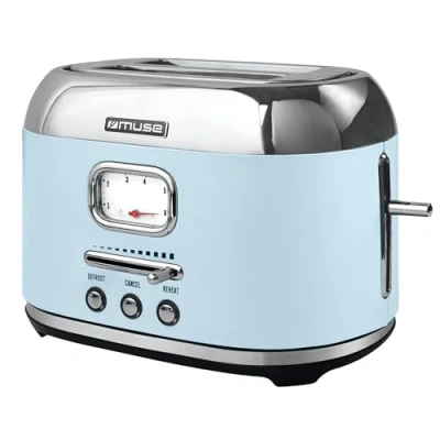 Afbeelding van Muse MS 120VB broodrooster, 1.000 W, pastel blauw