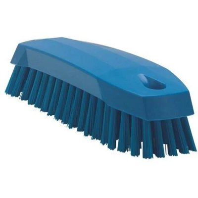 Afbeelding van Vikan handborstel medium, blauw, Geschikt voor Veehouderij
