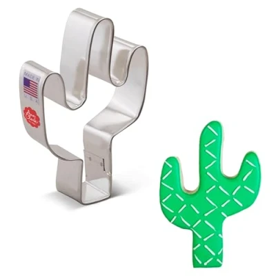 Afbeelding van Cactus koekjesvorm 10,1 cm Koekjesvormpjes van Ann Clark USA