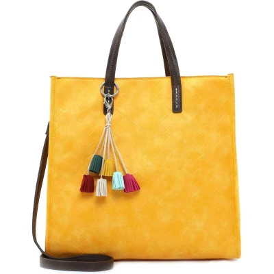 Afbeelding van Tamaris Schoudertas Laureen Shopper Yellow Donkergeel