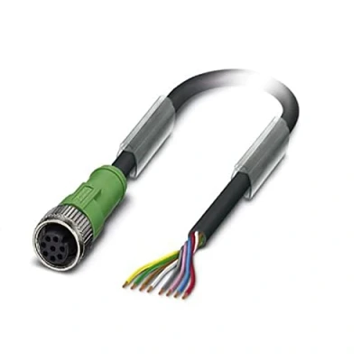 Afbeelding van Phoenix Contact 1520369 Sensor/actuator connector, geassembleerd M12 Aantal polen: 8 Bus, recht 5.00 m 1 stuk(s)