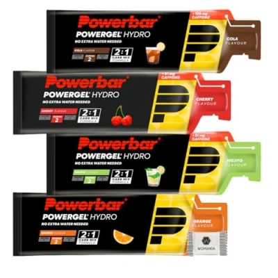 Afbeelding van Womanda Powerbar Powergel Hydro Mixbox alle smaken (4 x 67 ml)