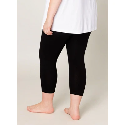 Afbeelding van Base Level Curvy cropped basis legging Audrey wit