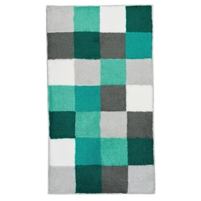 Afbeelding van Kleine Wolke 5426675382 badmat Caro, 60 x 105 cm, petrol, 4004478230545