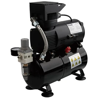 Afbeelding van Airgoo Luxe Airbrush Compressor AG 426 met Super Power Koelventilator en Luchttank voor Spuiten