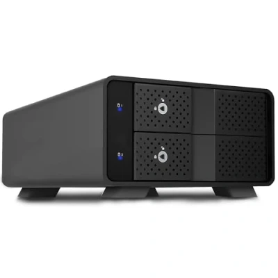 Afbeelding van FANTEC 2X USB 3.2 Gen2 10G RAID harde schijf dockingstation voor SATA 3,5/2,5 inch HDD&#039;s, overdrachtsnelheden tot 10 Gbit/sec, geen gereedschap nodig, vergrendelbaar, kabel. Aluminium