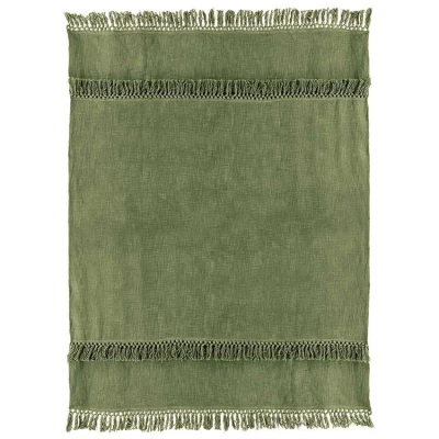 Afbeelding van Unique Living Plaid Saba 130x180cm Olive Green
