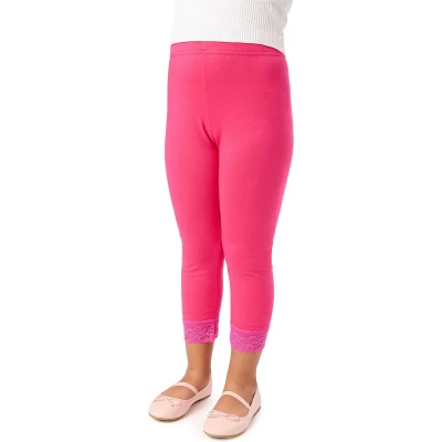 Afbeelding van Merry Style Meisjes Leggings Sport Vrijetijdsbroek Capri Katoen MS MS10 228 LE Amarant 116