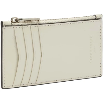 Afbeelding van LIEBESKIND BERLIN Leren Kaarthouder Franzis Lack Distressed New Wallet Milk Crème