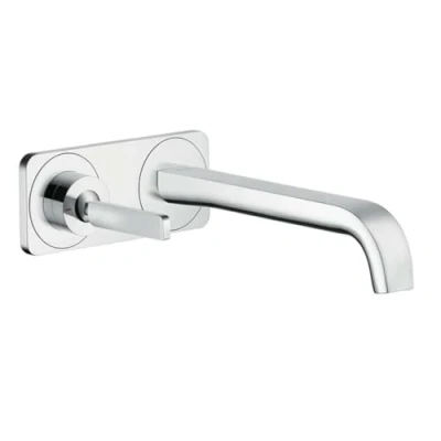 Afbeelding van Axor citterio e afbouwdeel eengreeps inbouw wastafelmengkraan met plaat voorsprong 220 mm chroom 36114000