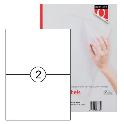 Afbeelding van Etiket Quantore 210x148mm 200stuks