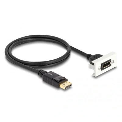 Afbeelding van Delock Easy 45 DisplayPort 8K 30 Hz Modul mit Kabelpeitsche, 22,5 x
