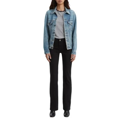 Afbeelding van LEVIS Klassieke Bootcut Jeans Vrouwen, Zacht Zwart_ LSE 30 34, Soft Black_ Lse, 30W x 34L