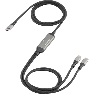 Afbeelding van Renkforce USB kabel 2.0 C stekker 1.50 m Zwart RF 6721084