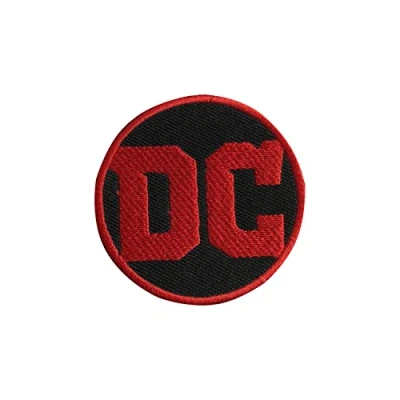 Afbeelding van DC Comics Circle Superhero Movie Logo Geborduurd Iron on Patch Naai op Badge Applique voor Kleding