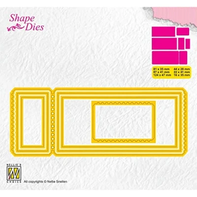 Afbeelding van Nellie Snellen Shape Dies Tickets 3