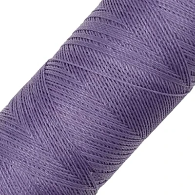 Afbeelding van LINHASITA Gewaxt garen, 100 gr/360 meter, 0,5 mm dik, polyester, macramé, 30 kleuren, lila