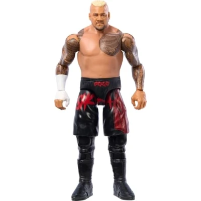 Afbeelding van Mattel WWE Solo Sikoa actiefiguur, Hoofdevenement serie #115, verzamelobject, ruim 15 cm, met 10 beweegbare punten en levensechte look, JCV28