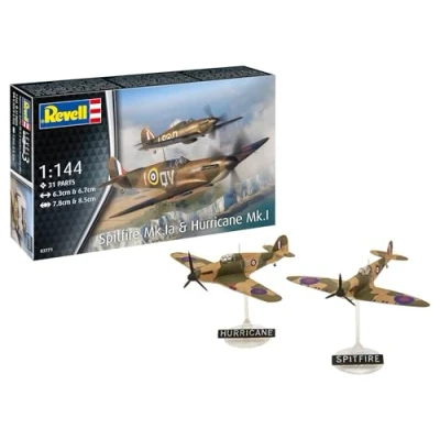 Afbeelding van 1/144 Micro Wings: Spitfire Mk.I &amp; Hurricane Mk.I 