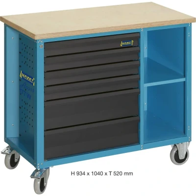 Afbeelding van Hazet 177W 6 Verrijdbare werkbank (b x h) 520 mm 934