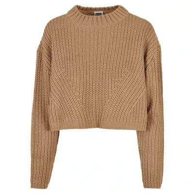 Afbeelding van Urban Classics WIDE Trui, Dames, Maat: 3XL, Unionbeige