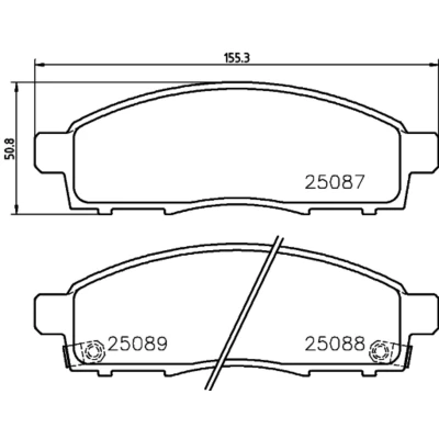 Afbeelding van Brembo Remblokset P 54 055