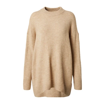 Afbeelding van ONLSILJA L/S losse trui EX KNT, Toasted Coconut/Detail: melange, XS