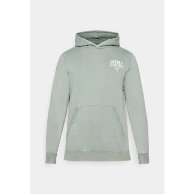 Afbeelding van PUMA CLASS Washed Hoodie FL Heren sporttrui Green Moon