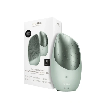 Afbeelding van Geske Sonic Thermo Facial Brush 6 IN 1 Huidverzorgingstool, Maat: One Size, Green