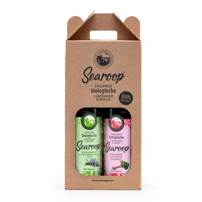 Afbeelding van Searoop Biologische Limonadesiroop Rozemarijn Geschenkpakket 1000ML