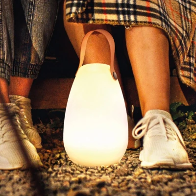Afbeelding van FH Lighting Ruby LED tafellamp met RGB kleurverandering, Ø 14 cm
