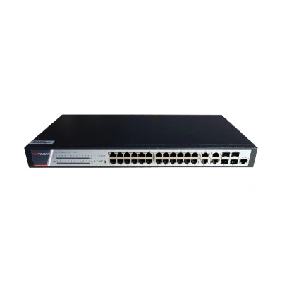 Afbeelding van Hikvision DS 3E2528P(B) netwerk switch Managed Gigabit Ethernet (10/100/1000) Power over (P