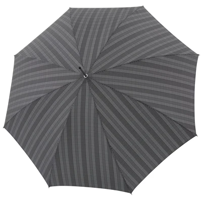 Afbeelding van Doppler Manufaktur Bretagne Kastaniengriff Paraplu, Maat: One Size, Grau karo