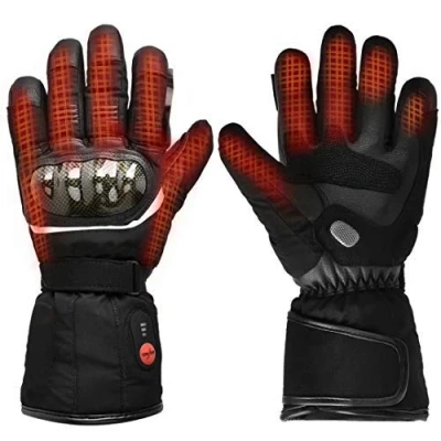 Afbeelding van SNOW DEER verwarmde handschoenen, motorhandschoenen, 7,4 V, 2200 mAh, oplaadbare lithium ion accu, skiën, jagen, vissen, paardrijden, fietsen, kamperen, wandelen, handwarmer