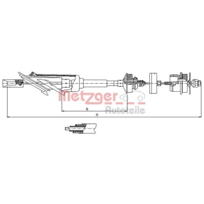 Afbeelding van Koppelingkabel METZGER 11.2254