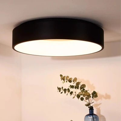 Afbeelding van Lucide TALOWE LED Plafonnière Ø 60 cm Dimb. 1x42W Zwart