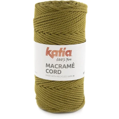 Afbeelding van Katia Macramé Cord olijfgroen 118