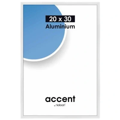 Afbeelding van Nielsen Design Fotolijst 53539 Accent Glanzend Wit 20x30 cm