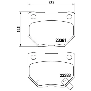 Afbeelding van Brembo Remblokset P 78 016