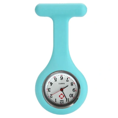 Afbeelding van Fako® Verpleegstershorloge Zusterhorloge Verpleegster Horloge Siliconen Uni Aqua