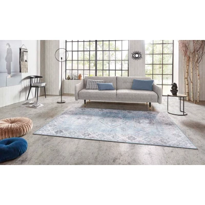 Afbeelding van Vloerkleed Gratia 120x160cm Blauw 123vloerkleed.nl is de online webshop voor vloerkleden en woonaccessoires.