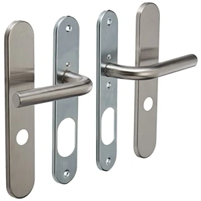 Afbeelding van Bricard Tempo New Wave 66459 roestvrij stalen handvat set voor Keyless interne deur (cannabuitloop)